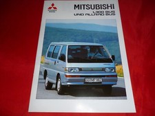 MITSUBISHI L300 P0 Bus Luxus Allrad Bus Prospekt Brochure Depliant Folleto 1996