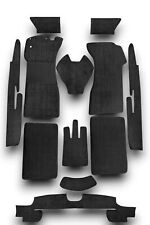 Teppichsatz Teppich für ponton Cabrio W128 180 Gummi Absatzschoner schwarz