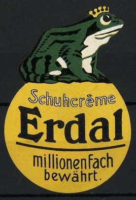 Reklamemarke schuhcreme erdal - reklamemarke,