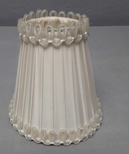 Kleiner Lampenschirm Cremweiß Wandlampe Tischlampe Kerzenglühbirne C 567