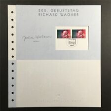 DEUTSCHE POSTKUNST-AUSGABE 2013/16 RICHARD WAGNER MUSIK KOMPONIST OPER