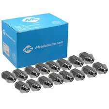 16x Metalcaucho Radmutter für