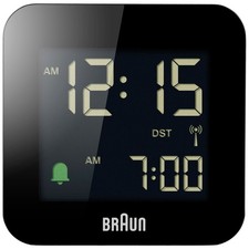 Braun BC08B-DCF Funk Wecker Schwarz   negatives Display
