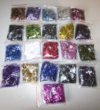 21 Btl. Pailletten mit Loch