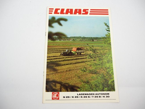 Original prospekt claas n25 - prospekt,