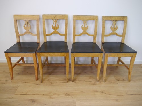 Biedermeier stühle birke - biedermeier,