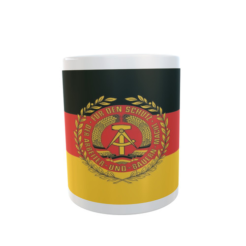 Tasse ddr nva truppenfahne - tasse,