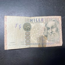 1000 Lire Schein, 1982, Italien, Zirkuliert