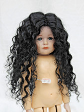 KRE-25 Perücke  Echthaar Lange Dauerwelle   KU 27-28