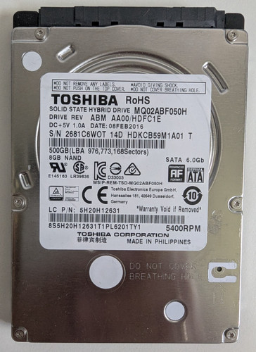 Toshiba solid state - state, hybrid