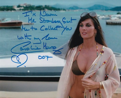 Caroline munro signed - munro,