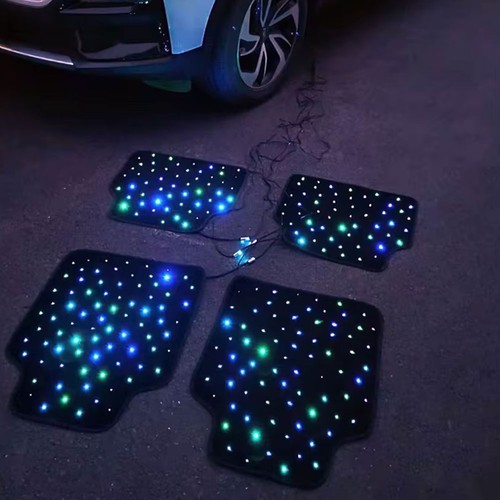 Auto led fußmatten - auto,