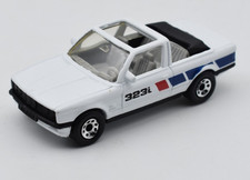 Matchbox Superfast BMW 323i Cabriolet weiß, graue Einrichtung. Made in Thailand