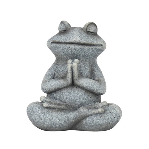Froschfigur meditierend