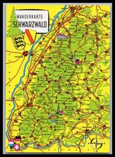Ansichtskarte Wanderkarte