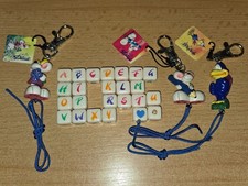 Diddl Schlüsselanhänger  mit Karabiner und Bändchen für Buchstaben Würfel NEU