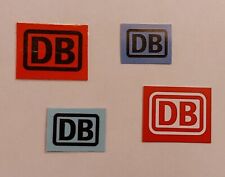 Modellbahn LGB Gartenbahn 4x Deutsche BAHN Schilder versch. Embleme Spur 2m / G
