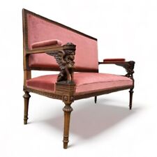 Gründerzeit Historismus Sofa Bank Sitzbank Empire Art Feinste Anfertigung Sphinx