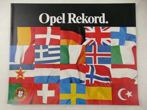 Opel rekord 1968 katalog - opel,