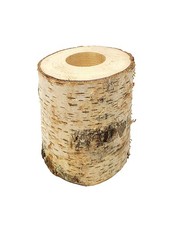 Kerzenhalter aus Birkenholz Höhe Kerzenständer Teelichthalter Birkenstamm Birke