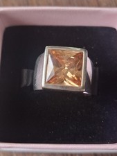 Statement Ring Sterlingsilber 925 mit großem Solitär