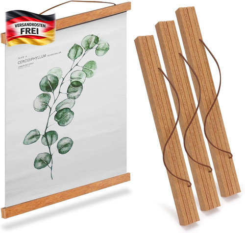 Holz posterleisten 3er set - posterleisten,