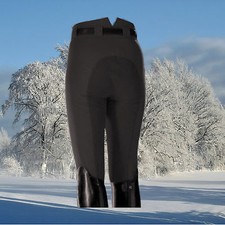 Reithose Softshell Cavallo Chagall, Vollbesatz, Winter Hochbund Cavallo, schwarz