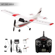 WLToys F949 2,4 GHz RC Flugzeug Cessna-182 - EPO-Material, 3-fach Motor u 2 Akku
