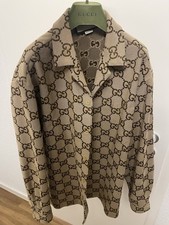 Gucci canvas jacke hemd - canvas, m