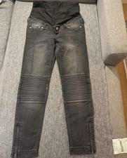 Mama Jeans Umstandshose Grau