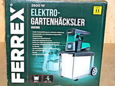 FERREX GSR 2800, Walzenhäcksler, Gartenhäcksler, Elektrohäcksler neu