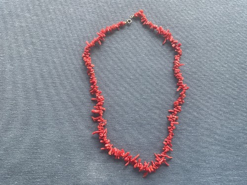 Antike korallenkette cm - 62,