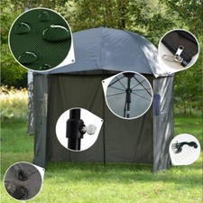 Schirmzelt Angelschirm XXL 315cm 45° winkelbar Anglerschirm wasserdicht Nylon 