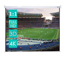 B-WAREN Heimkino Beamer Leinwand Projektor Rolloleinwand Projektionsleinwand