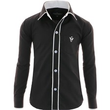 GILLSONZ A3 Kinder Party Hemd freizeit Hemd bügelleicht Gr.86-152