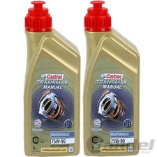 2x 1L CASTROL TRANSMAX MANUAL MULTIVEHICLE 75W90 GETR.ÖL passend für WSD-M2C200C