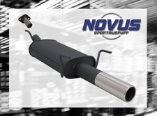 NOVUS Sportauspuff Gruppe N ESD 1x 76mm für Opel Astra G Coupe Cabrio