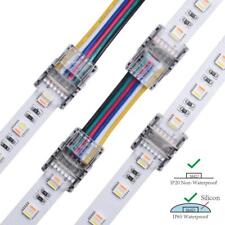 LED Verbinder Strip zu Strip / Streifen an Kabel 2 4 5 6 Pin 10mm 12mm breit