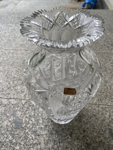 Joska vase aus bleikristall - joska,