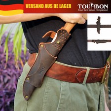 TOURBON Messerscheide mit feststehender Klinge,Gürtelholster,horizontal/vertikal
