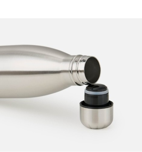 Isolierflasche silber - 🍶,