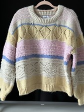 Damen Pullover Only Strick Pastellfarben Verschiedene Strickmuster Gr. M
