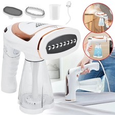 Dampfglätter Steamer - 1600W & 250ml I tragbarer Dampf glätter Dampfbürste Weiß