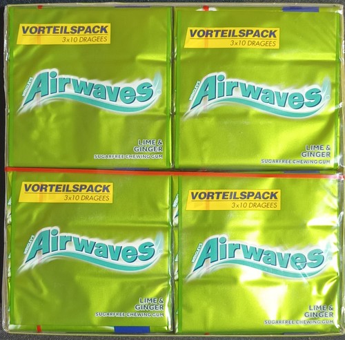 Airwaves lime ginger dragees - &,