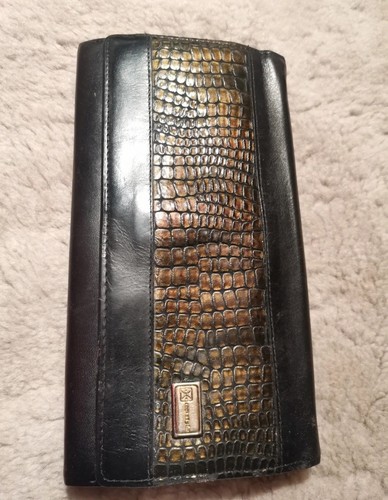 Vintage lederbörse etui - vintage,