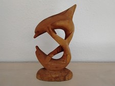 LIEBENDE DELFINE AFRIKA ASIEN SKULPTUR YINYANG WEIHNACHT SCHLAF- WOHNZIMMER DEKO