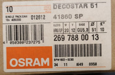 Osram Decostar 51 12V Halogen 20W - 35W Titan 41860 - 41865 - 46865   10 Stück