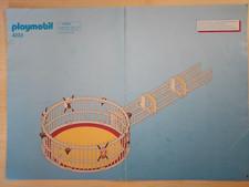 Playmobil Bauanleitung 4233 Zirkus Circus Raubtierdressur A4 , 8 Seiten