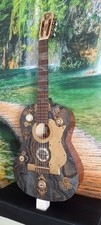 Gitarre Steampunk, Vintage mit gratis Zugaben