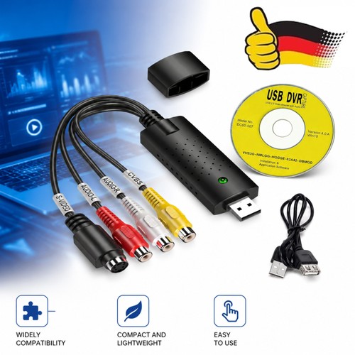 Usb audio video vhs - video, dvd